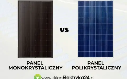 Porównanie: czarny panel monokrystaliczny vs niebieski panel polikrystaliczny. Który wybrać do swojej instalacji fotowoltaicznej?