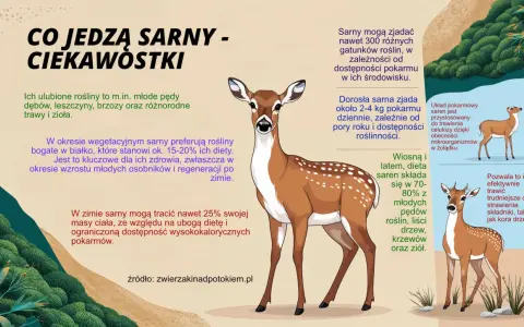 Sarny jedzą młode pędy dębów, leszczyny, trawy i zioła. Ich dieta wiosną i latem to 70-80% roślin, liści drzew i krzewów.
