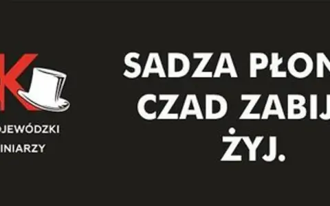 Logo MCK Międzywojewódzki Cech Kominiarzy. Napis: Sadza płonie. Czad zabija. Żyj. Przypomnienie o zagrożeniach i ustawa kominowa.